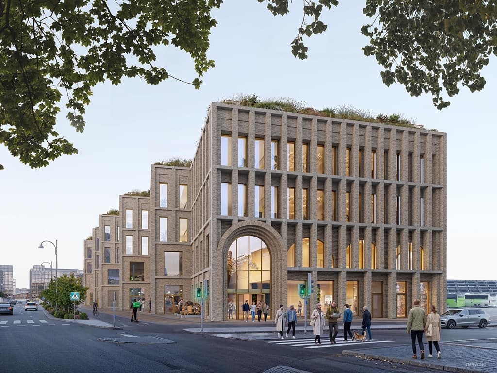 Fasad mot väster